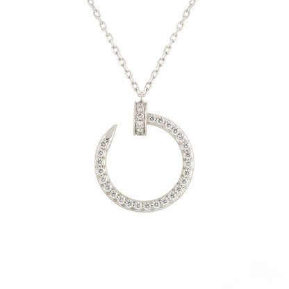 [Together Jewelry]JUSTE NECKLACE SILVER DIAMONDS