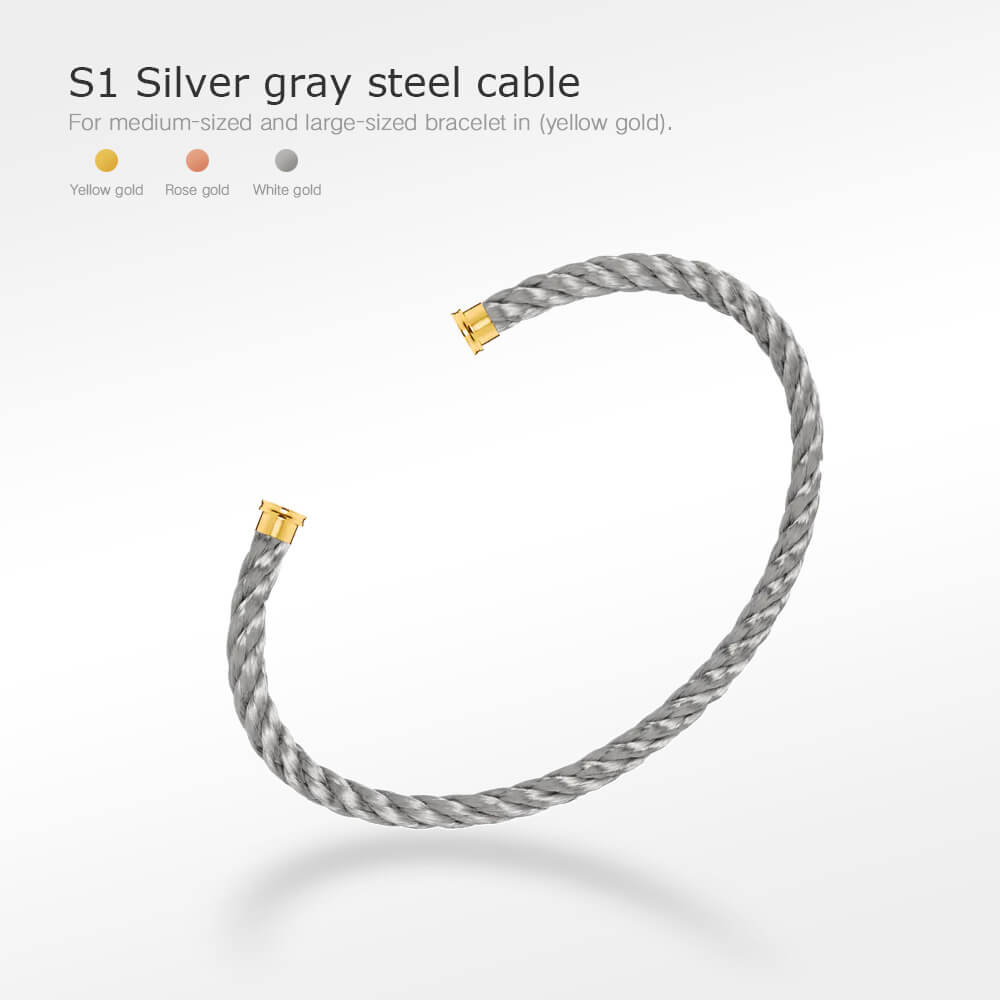 [Together Jewelry]FORCE SERIES BRACELET CABLES 50 CHOICES (DIY SELECTION)