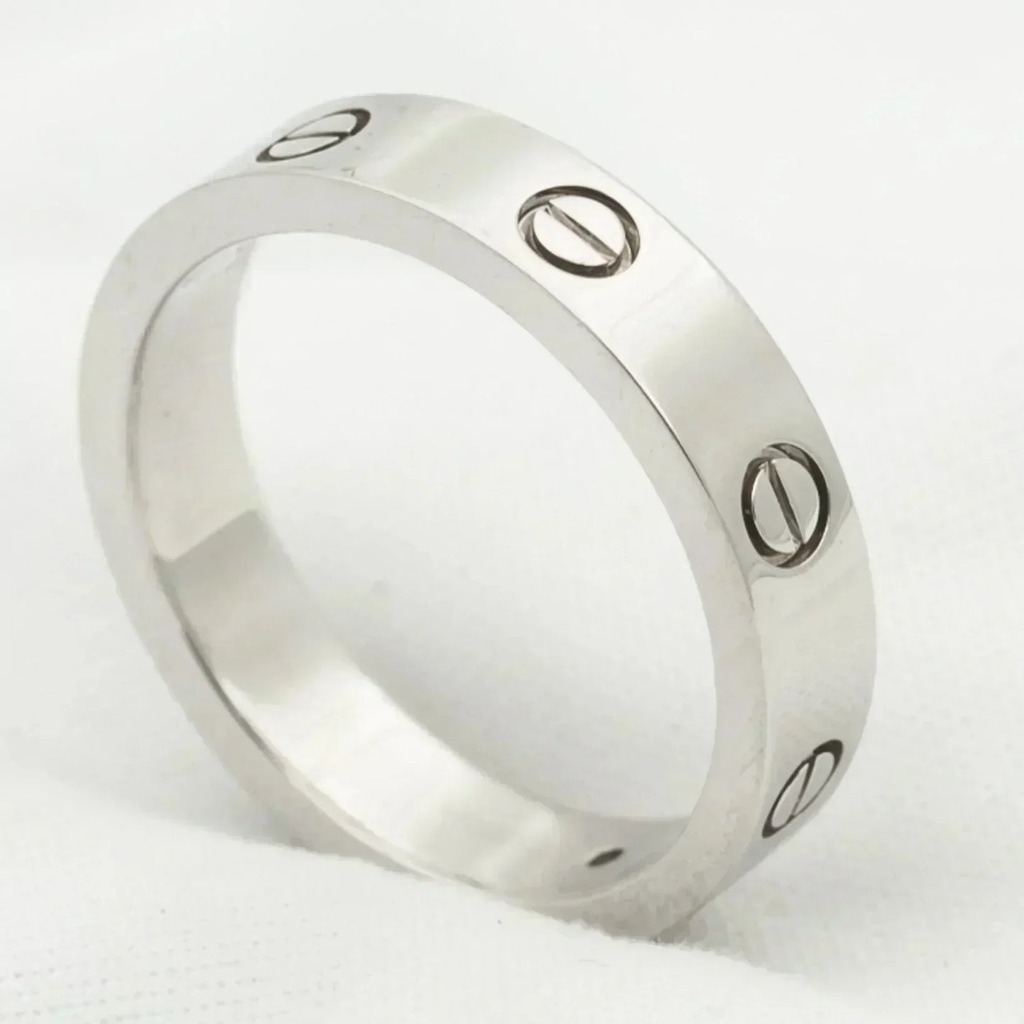 [Together Jewelry]LOVE RING 4MM 1 DIAMOND SILVER