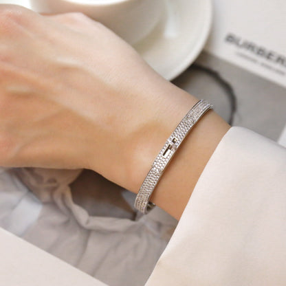 [Together Jewelry]KELLY BRACELET DIAMOND PAVED