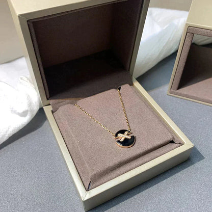 [Together Jewelry]JEUX DE ROSE GOLD DIAMOND NECKLACE