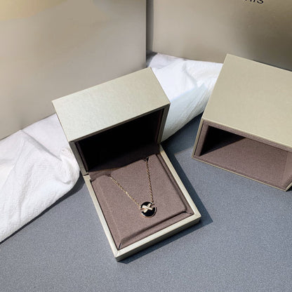 [Together Jewelry]JEUX DE PINK GOLD DIAMOND NECKLACE