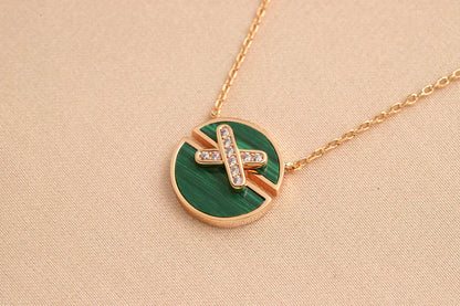 [Together Jewelry]JEUX DE ROSE GOLD DIAMOND NECKLACE