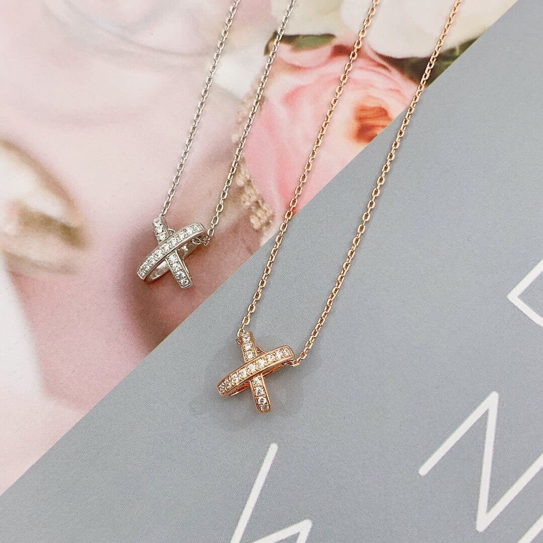 [Together Jewelry]JEUX DE DIAMOND NECKLACE