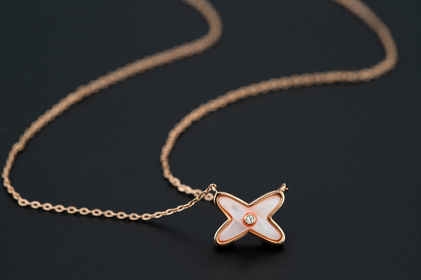 [Together Jewelry]JEUX DE NECKLACE 1 DIAMOND