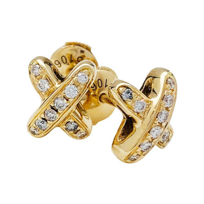 [Together Jewelry]JEUX DE GOLD DIAMOND EARRINGS
