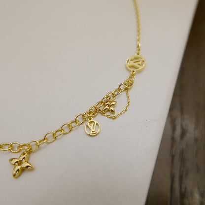 [Together Jewelry]BLOOMING SUPPLE NECKLACE BRASS