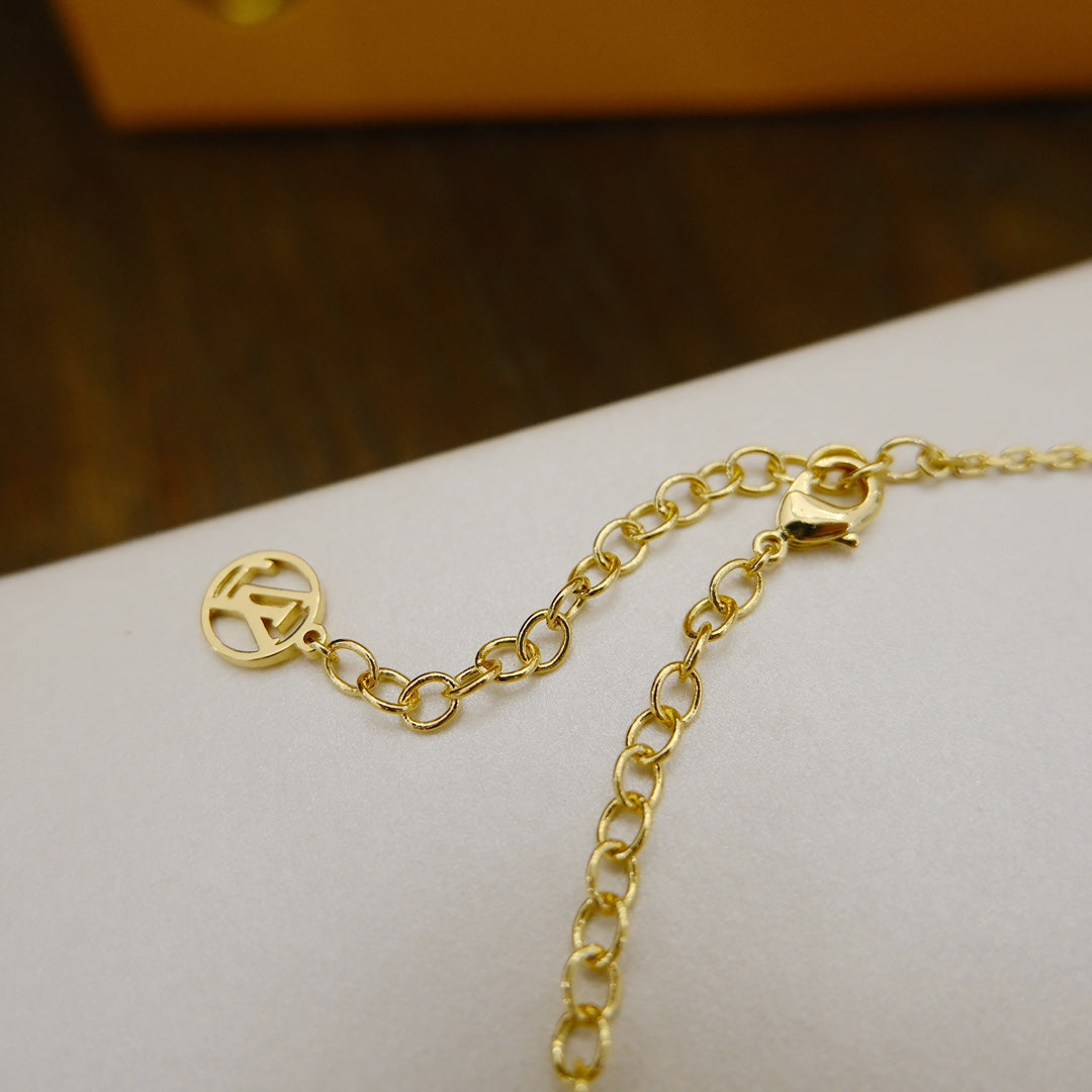 [Together Jewelry]BLOOMING SUPPLE NECKLACE BRASS