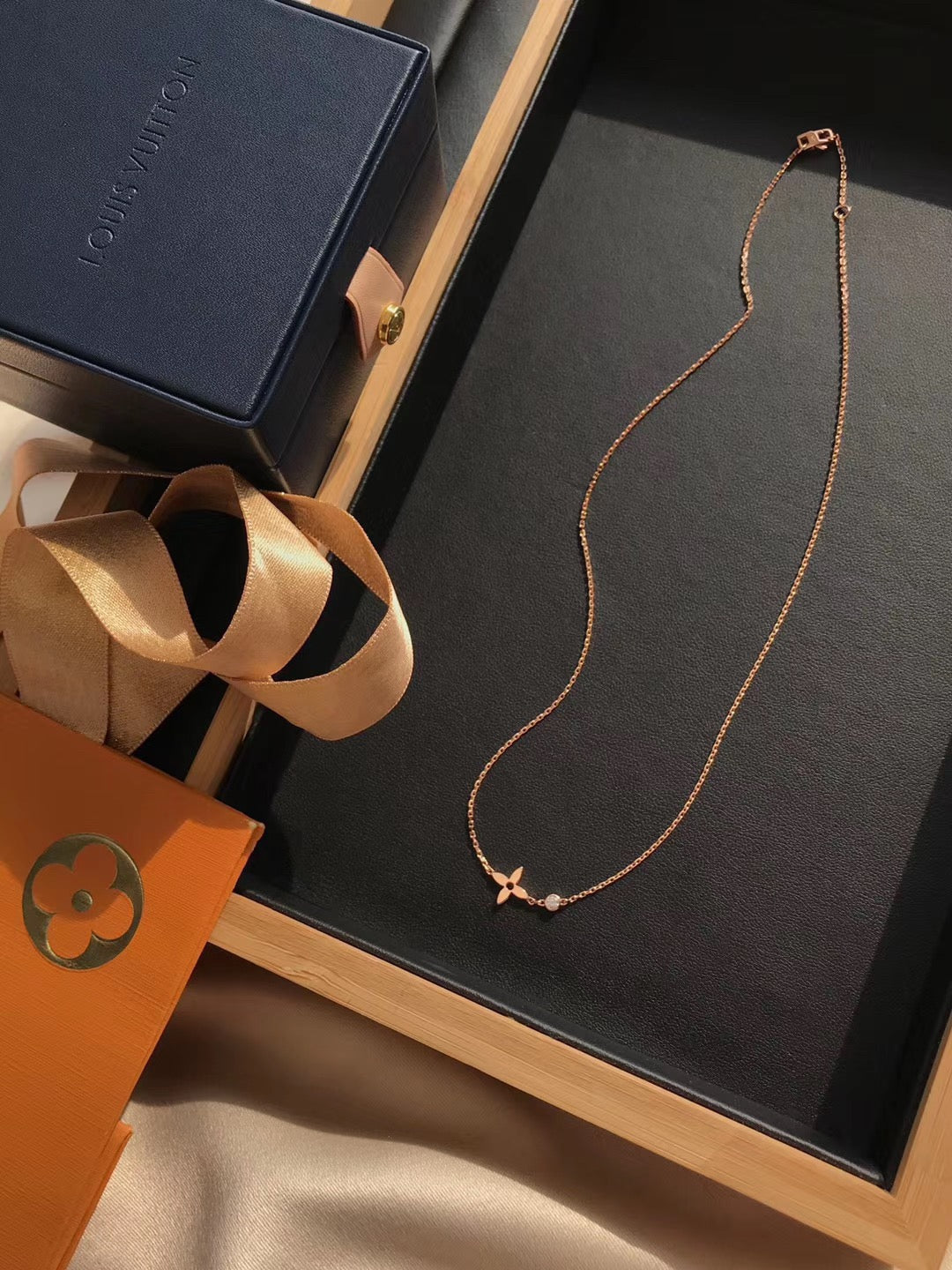[Together Jewelry]BLOSSOM PENDANT PINK GOLD AND DIAMOND