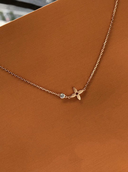 [Together Jewelry]BLOSSOM PENDANT PINK GOLD AND DIAMOND