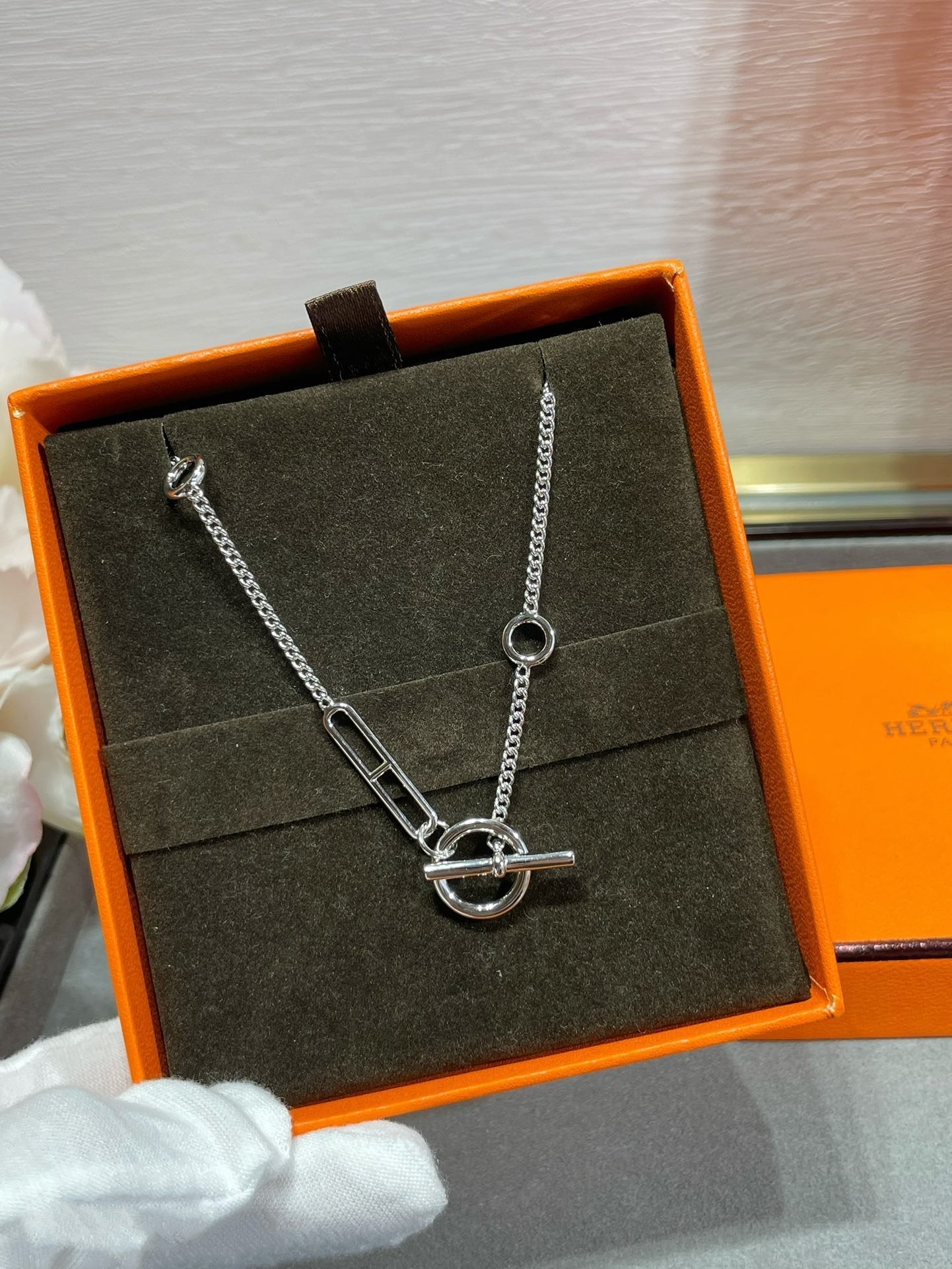 [Together Jewelry]HM STERLING CHAINE D'ANCRE HEART