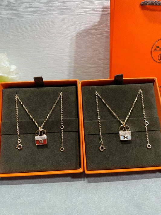 [Together Jewelry]H CIRCE MOISSANITE PENDANT NECKLACE GOLD
