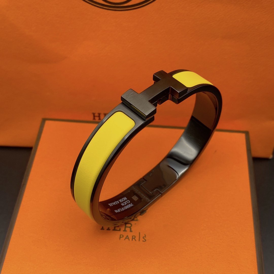 [Together Jewelry]CLIC HM SO BLACK YELLOW BRACELET