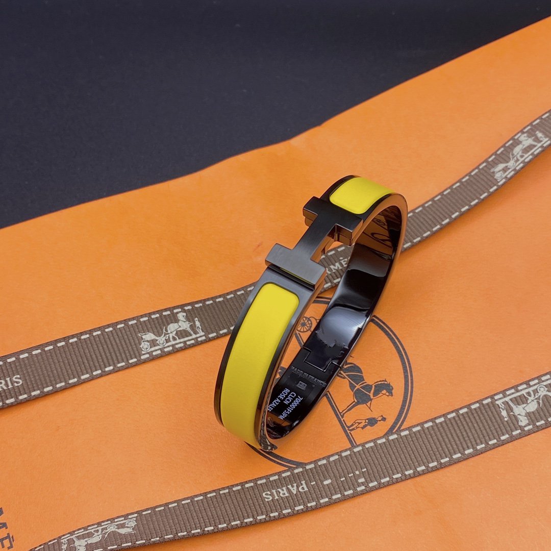 [Together Jewelry]CLIC HM SO BLACK YELLOW BRACELET