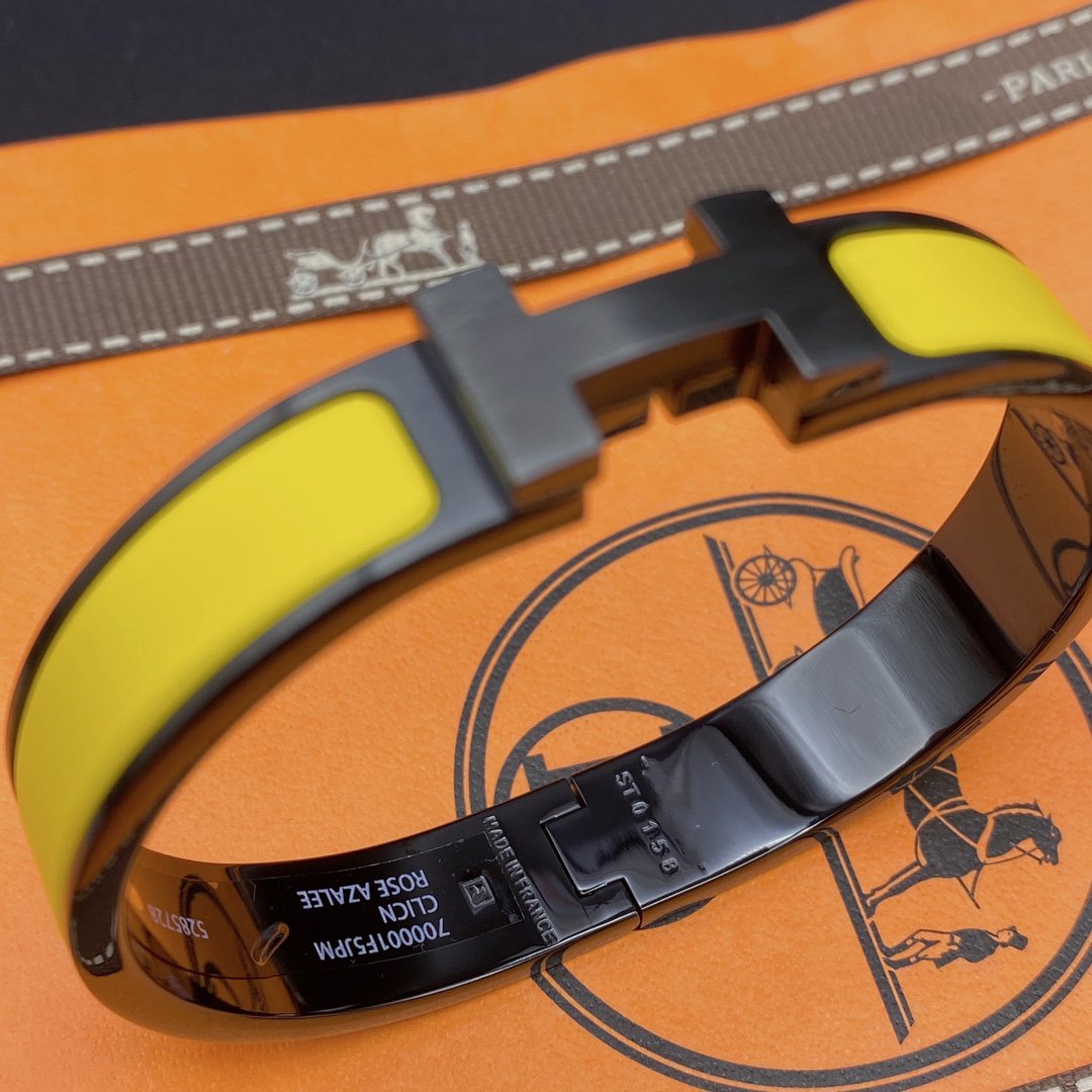 [Together Jewelry]CLIC HM SO BLACK YELLOW BRACELET