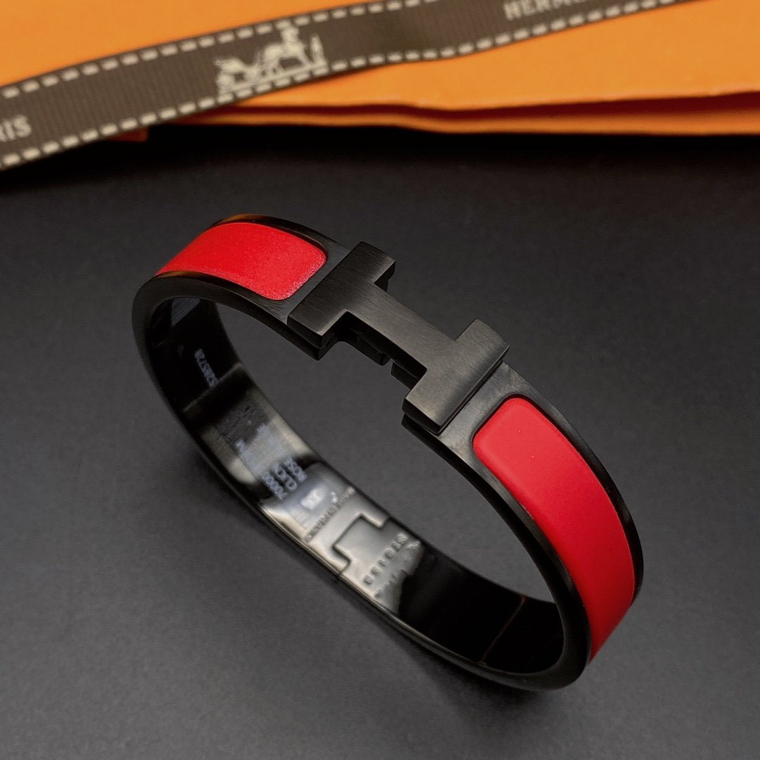 [Together Jewelry]CLIC HM SO BLACK RED BRACELET