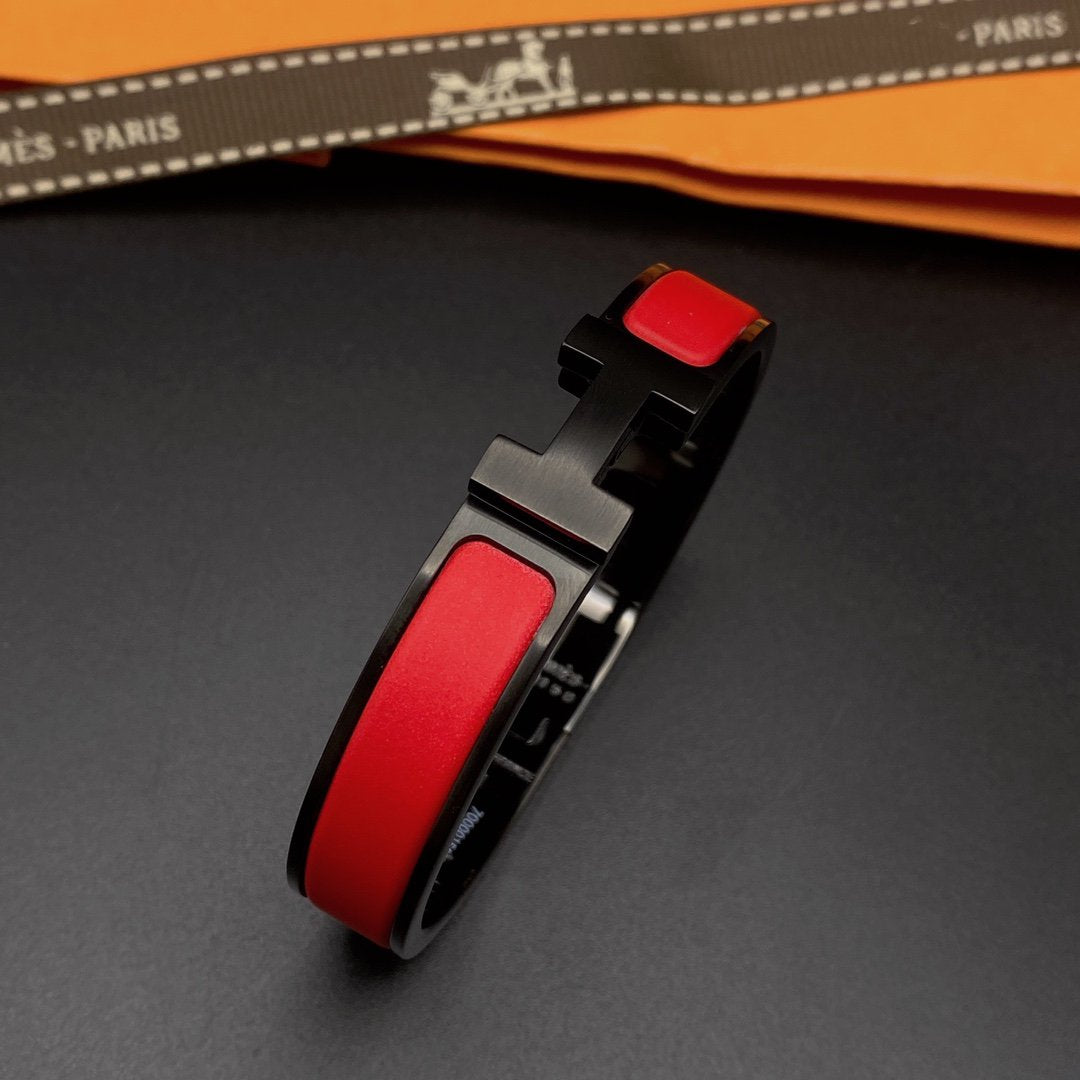 [Together Jewelry]CLIC HM SO BLACK RED BRACELET