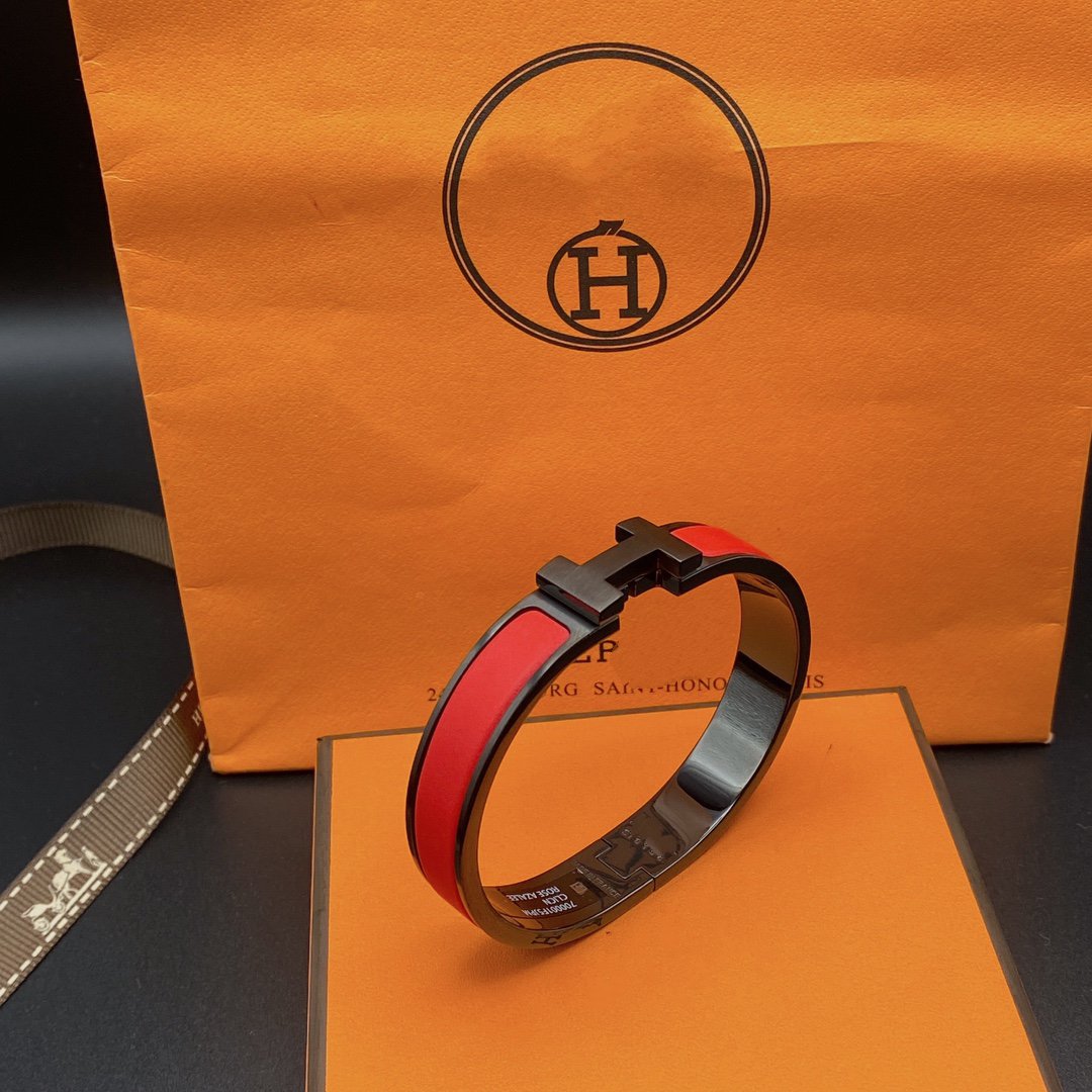 [Together Jewelry]CLIC HM SO BLACK RED BRACELET