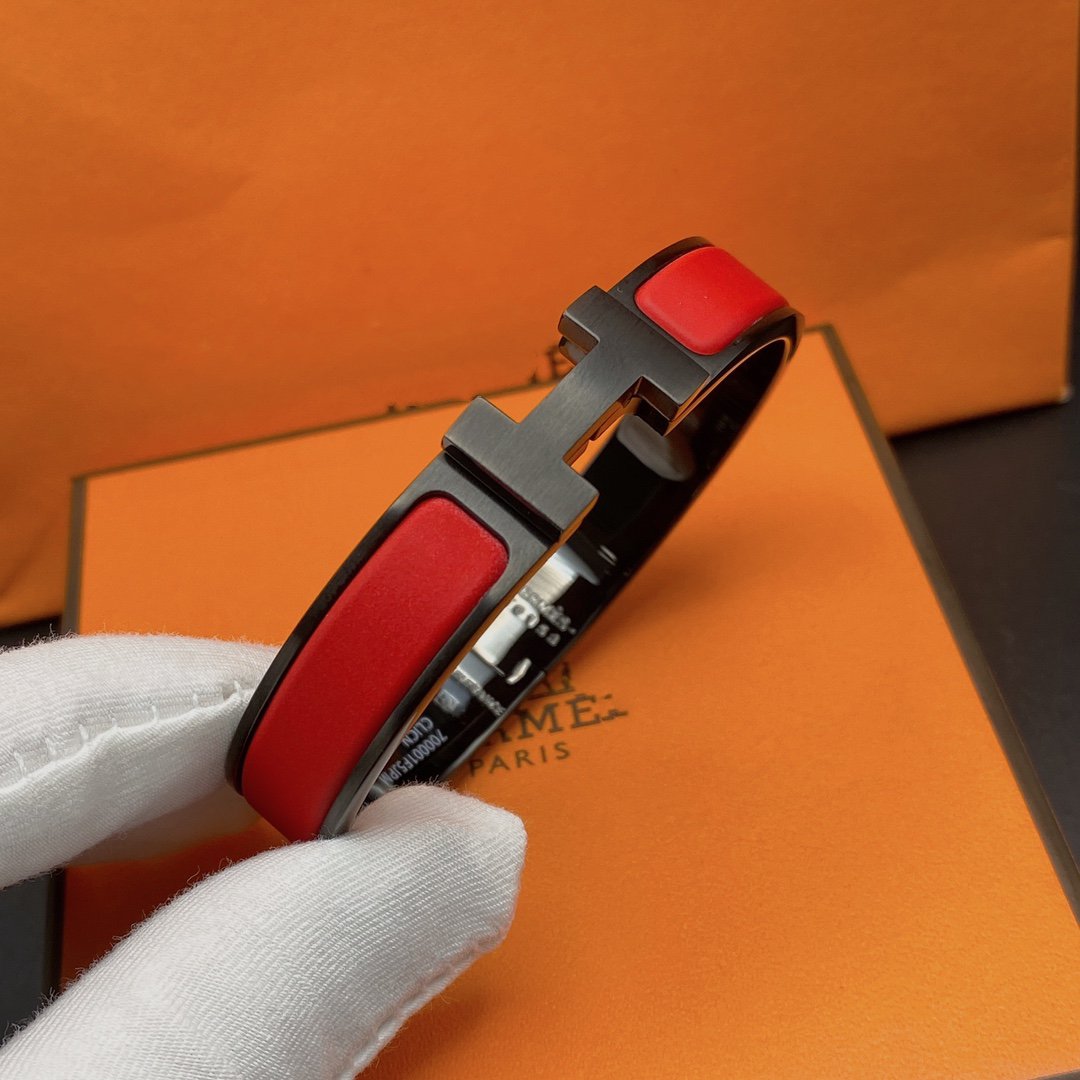 [Together Jewelry]CLIC HM SO BLACK RED BRACELET