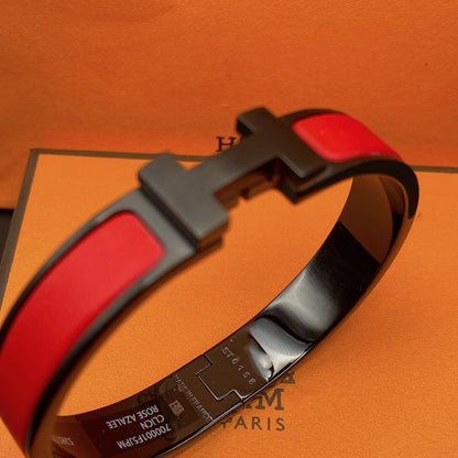 [Together Jewelry]CLIC HM SO BLACK RED BRACELET