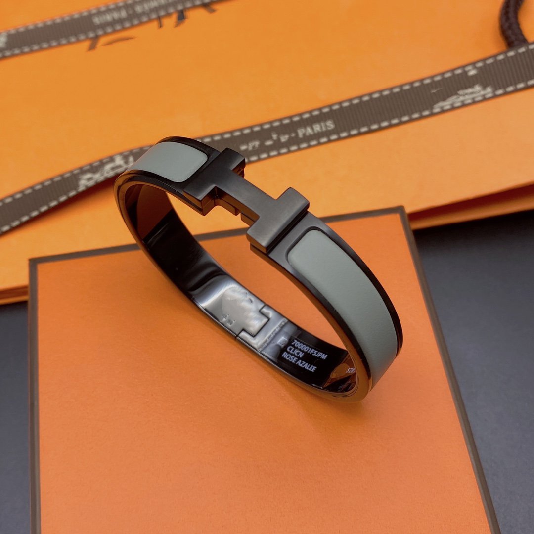 [Together Jewelry]CLIC HM SO BLACK GREY BRACELET