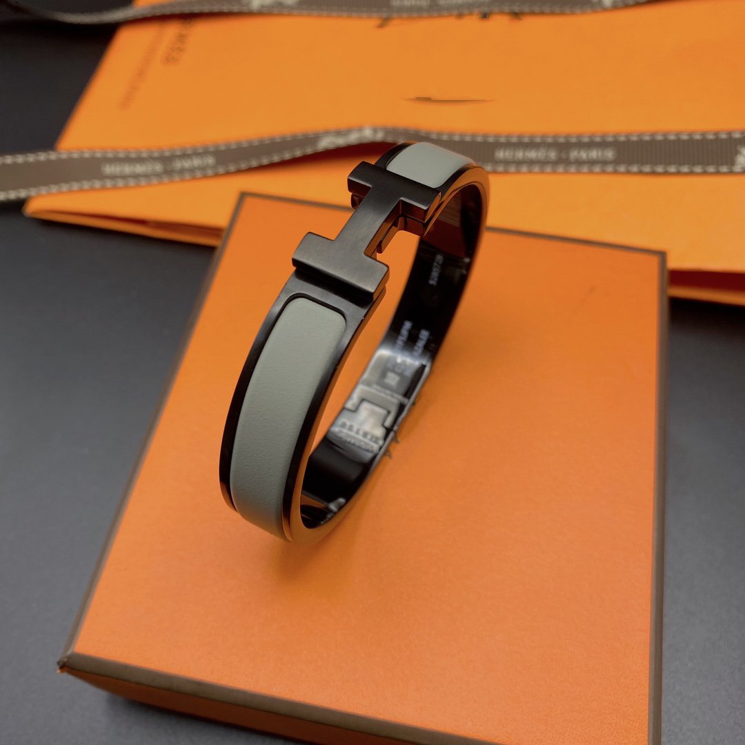 [Together Jewelry]CLIC HM SO BLACK GREY BRACELET
