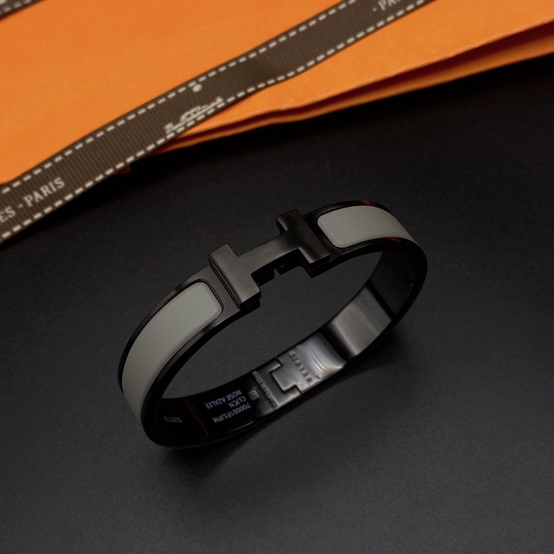 [Together Jewelry]CLIC HM SO BLACK GREY BRACELET