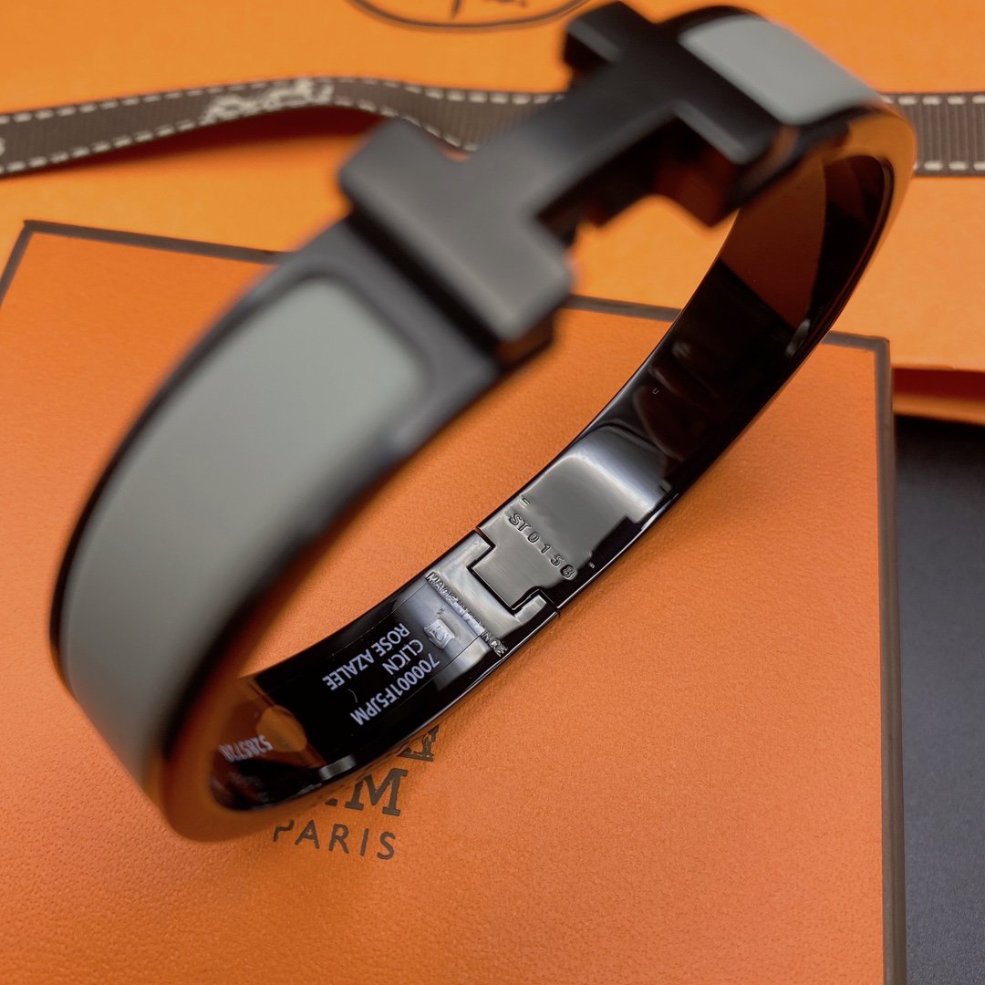 [Together Jewelry]CLIC HM SO BLACK GREY BRACELET