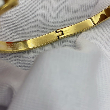 [Together Jewelry]CLASSIC HM CLIC WHITE 8MM ENAMEL BRACELET
