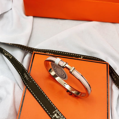 [Together Jewelry]CLASSIC HM CLIC  PINK 8MM ENAMEL BRACELET