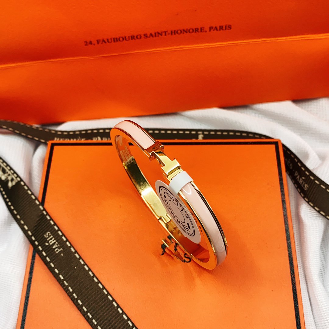 [Together Jewelry]CLASSIC HM CLIC  PINK 8MM ENAMEL BRACELET