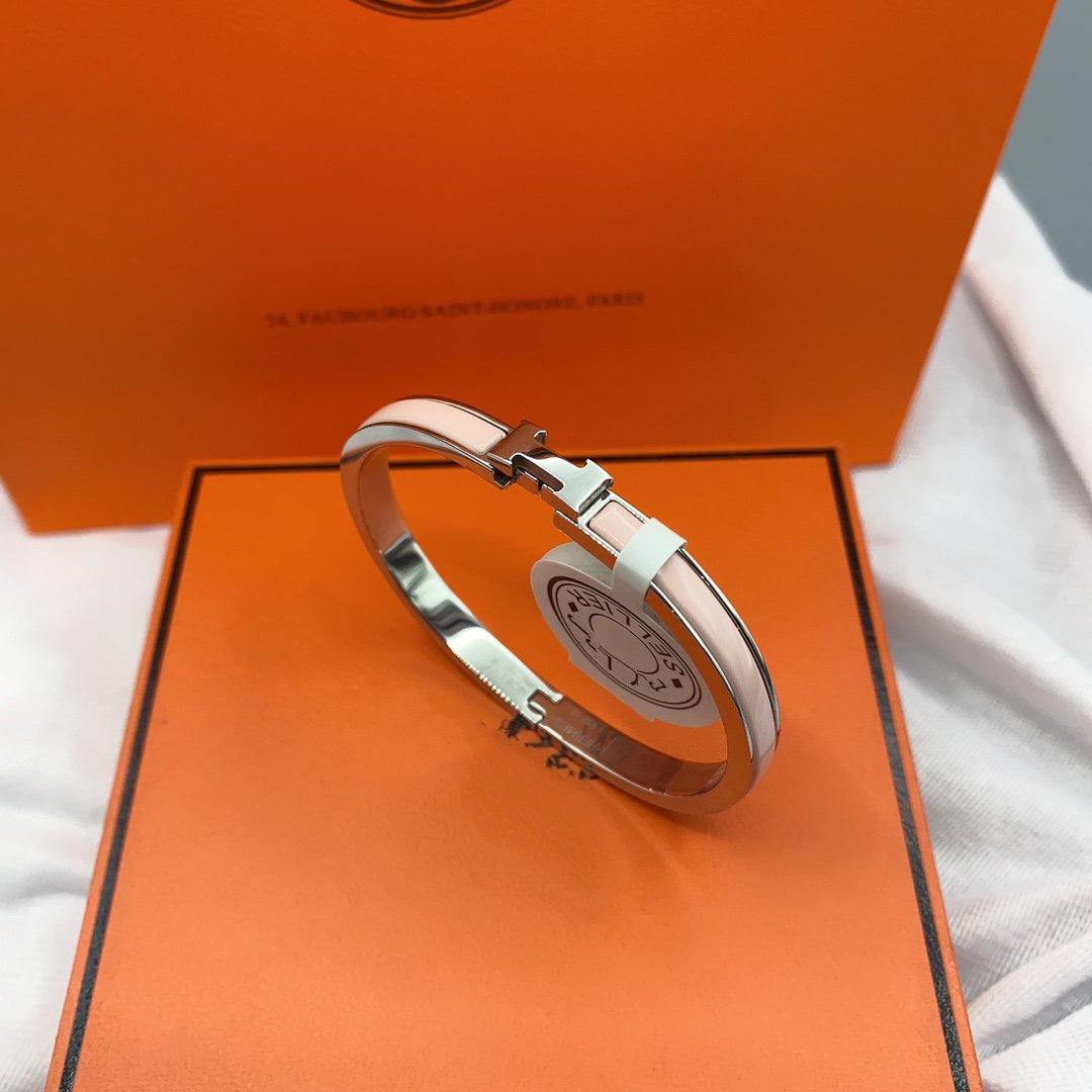 [Together Jewelry]CLASSIC HM CLIC  PINK 8MM ENAMEL BRACELET