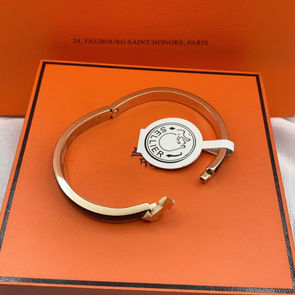 [Together Jewelry]CLASSIC HM CLIC BLACK 8MM ENAMEL BRACELET
