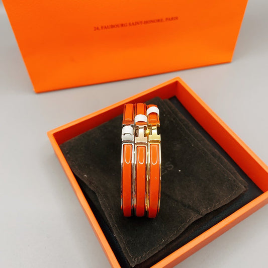 [Together Jewelry]CLASSIC HM CLIC RED 8MM ENAMEL BRACELET