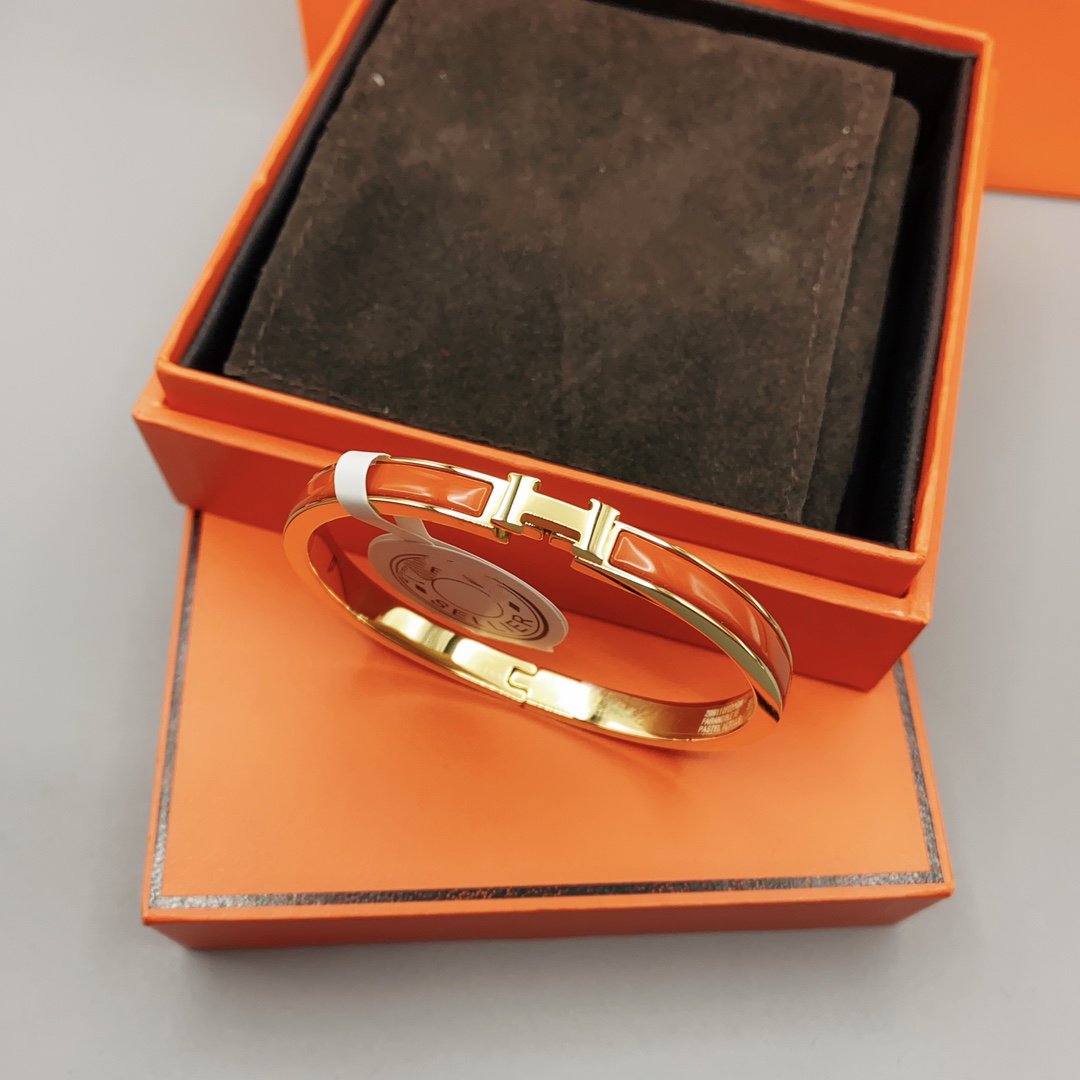 [Together Jewelry]CLASSIC HM CLIC RED 8MM ENAMEL BRACELET