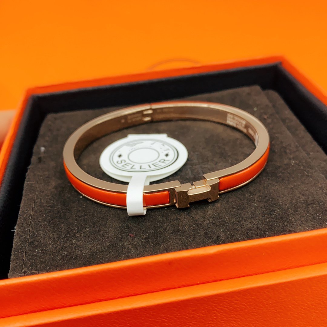 [Together Jewelry]CLASSIC HM CLIC RED 8MM ENAMEL BRACELET