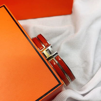 [Together Jewelry]CLASSIC HM CLIC RED 8MM ENAMEL BRACELET