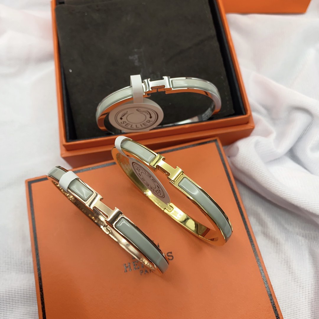 [Together Jewelry]CLASSIC HM CLIC GREEN 8MM ENAMEL BRACELET