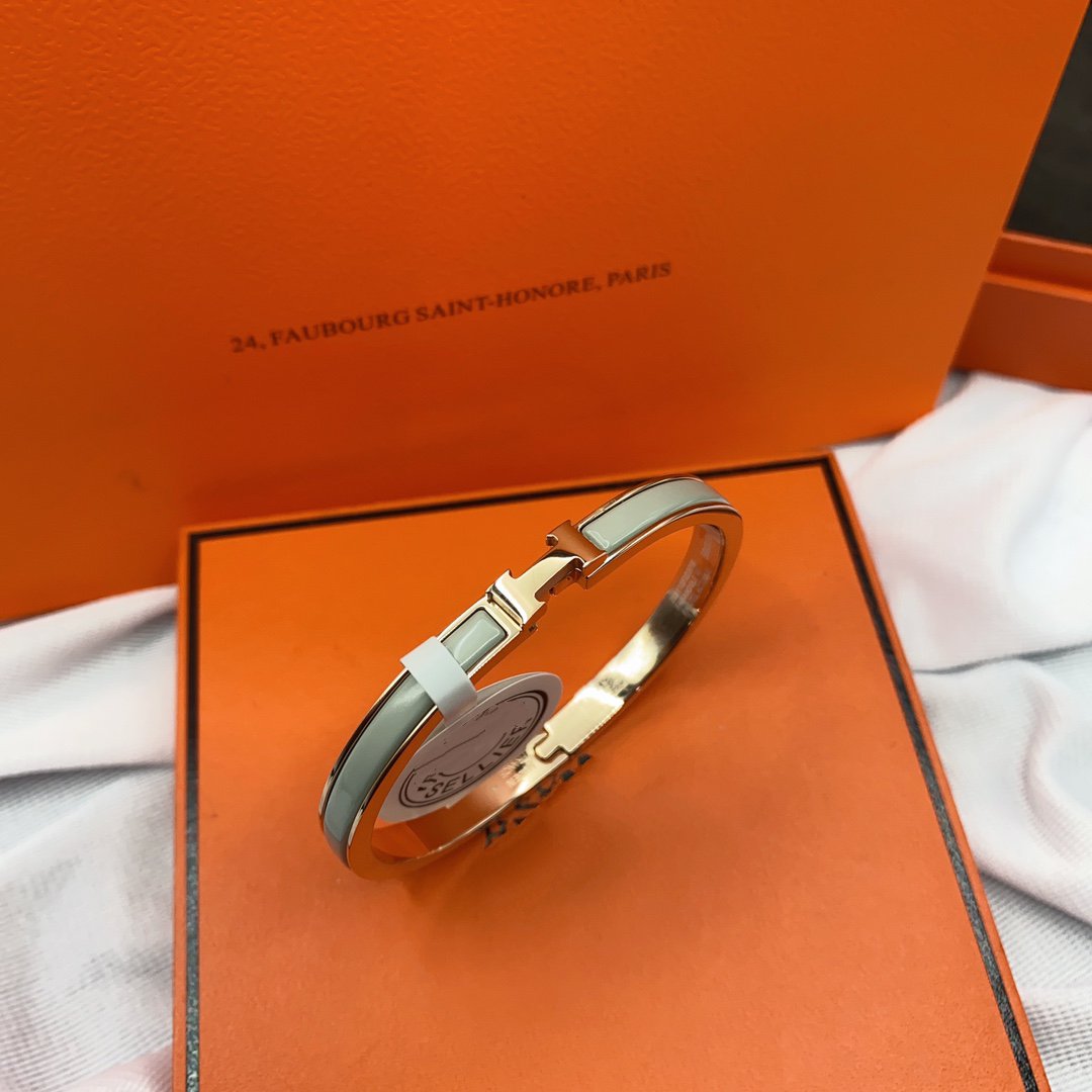 [Together Jewelry]CLASSIC HM CLIC GREEN 8MM ENAMEL BRACELET