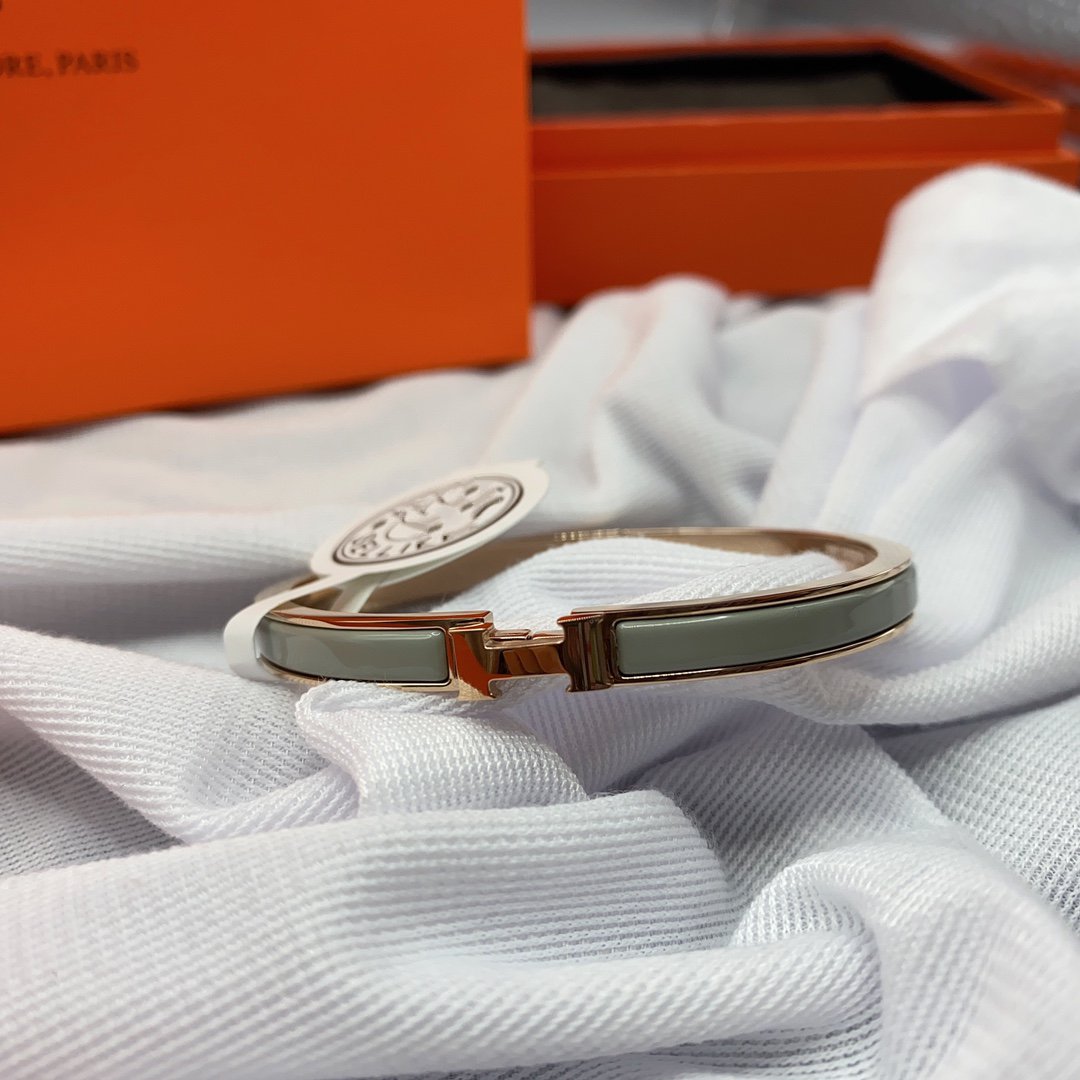[Together Jewelry]CLASSIC HM CLIC GREEN 8MM ENAMEL BRACELET