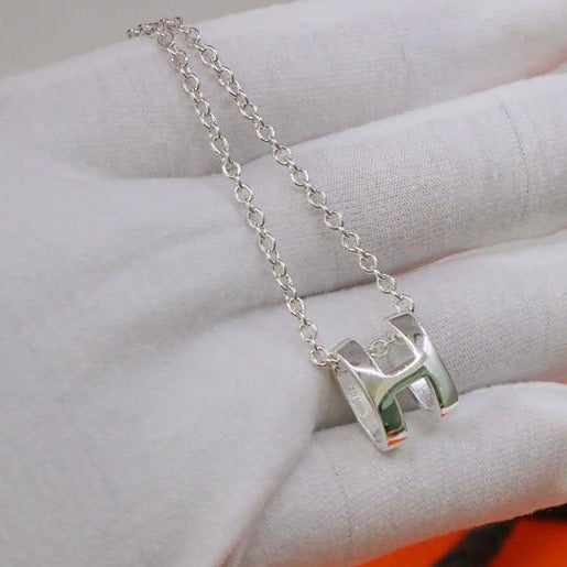 [Together Jewelry]HM NECKLACE H LETTER OVAL SERIES