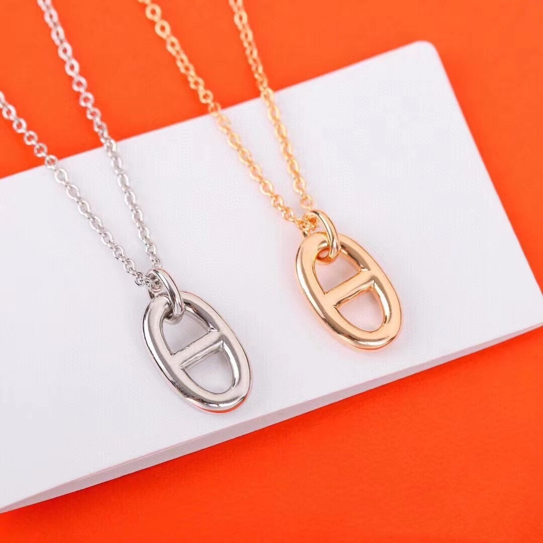 [Together Jewelry]HM PIG NOSE NECKLACE