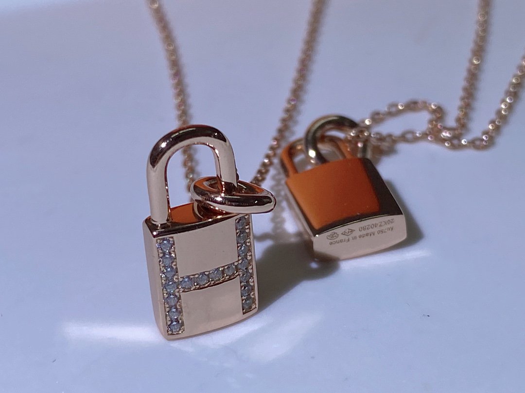 [Together Jewelry]HM ADVANCED NICHE LOCK HEAD NECKLACE DIAMONDS
