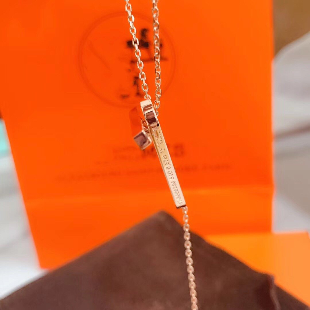 [Together Jewelry]HM NECKLACE PLATINUM ROSE GOLD DIAMOND