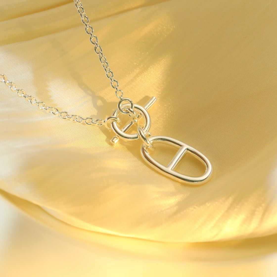 [Together Jewelry]HM CHAINE D'ANCRE PENDANT NECKLACE STERLING SILVER