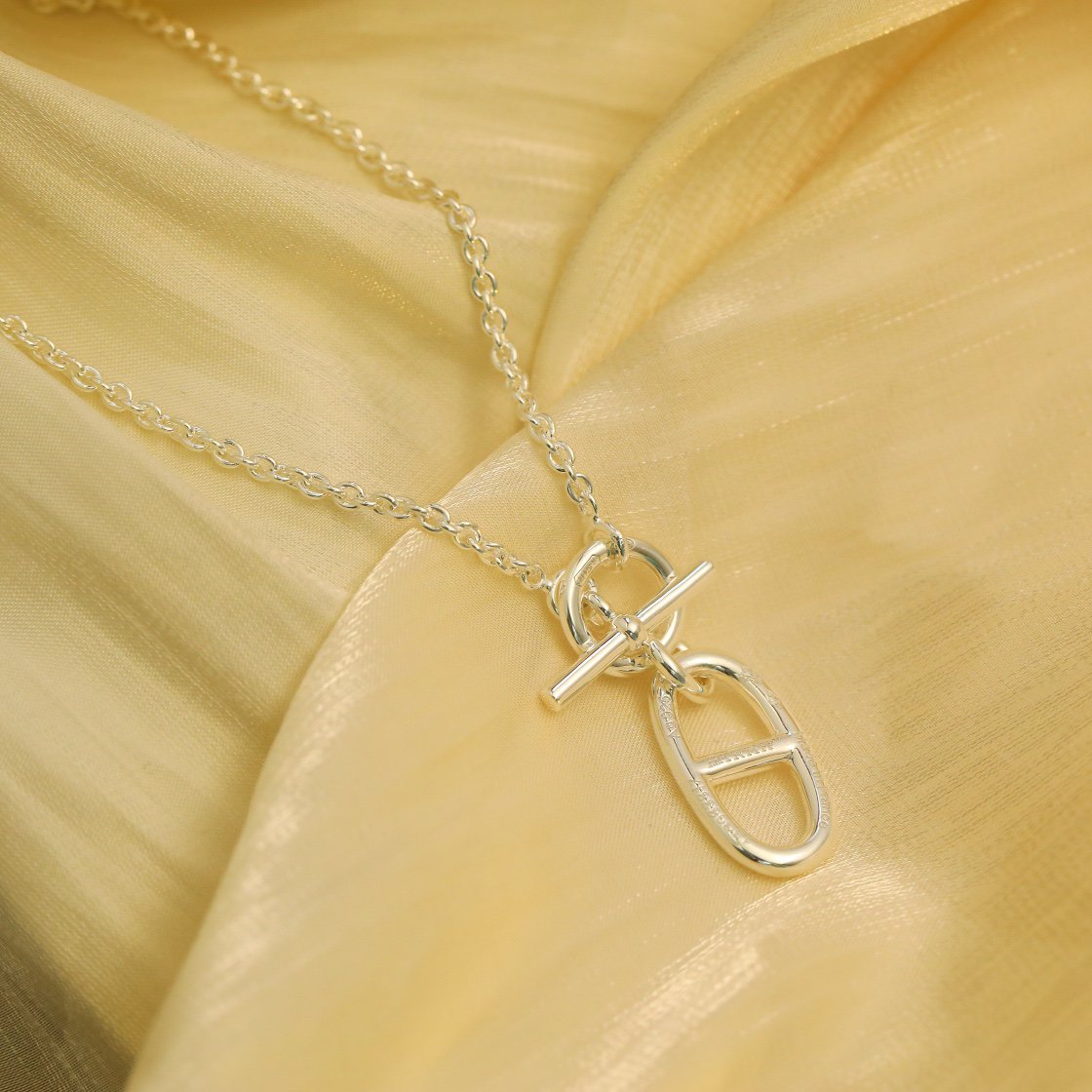 [Together Jewelry]HM CHAINE D'ANCRE PENDANT NECKLACE STERLING SILVER