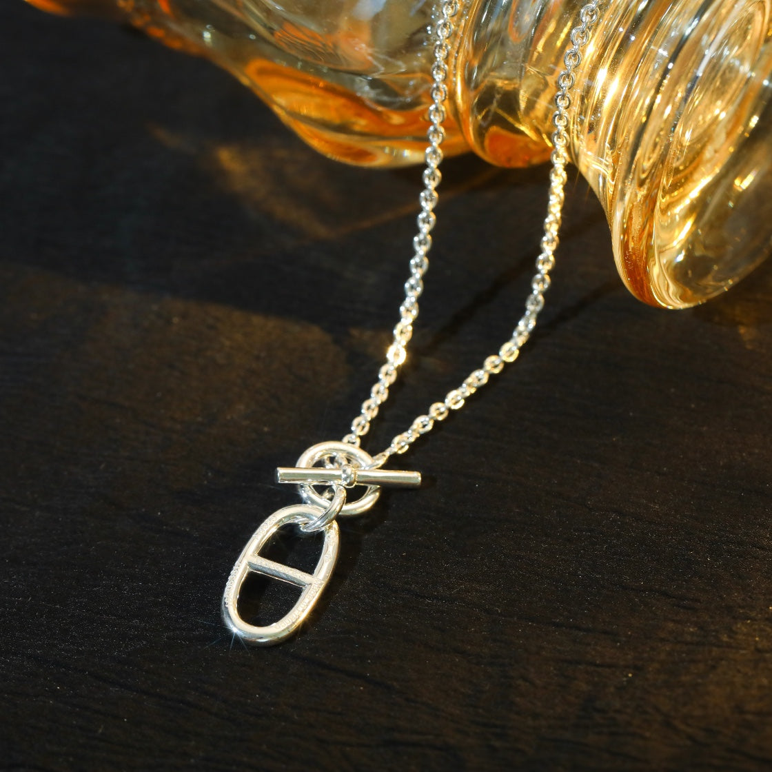 [Together Jewelry]HM CHAINE D'ANCRE PENDANT NECKLACE STERLING SILVER