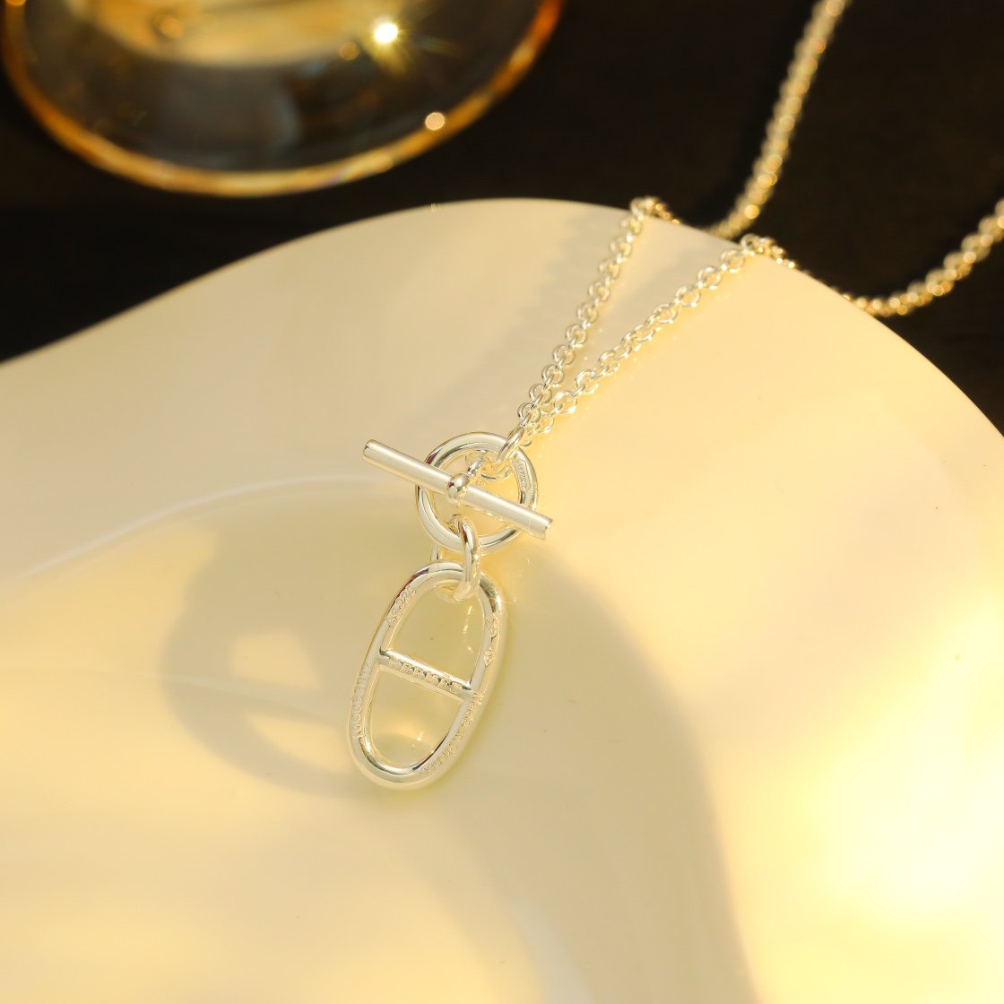 [Together Jewelry]HM CHAINE D'ANCRE PENDANT NECKLACE STERLING SILVER