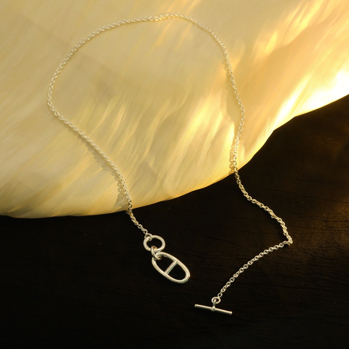 [Together Jewelry]HM CHAINE D'ANCRE PENDANT NECKLACE STERLING SILVER