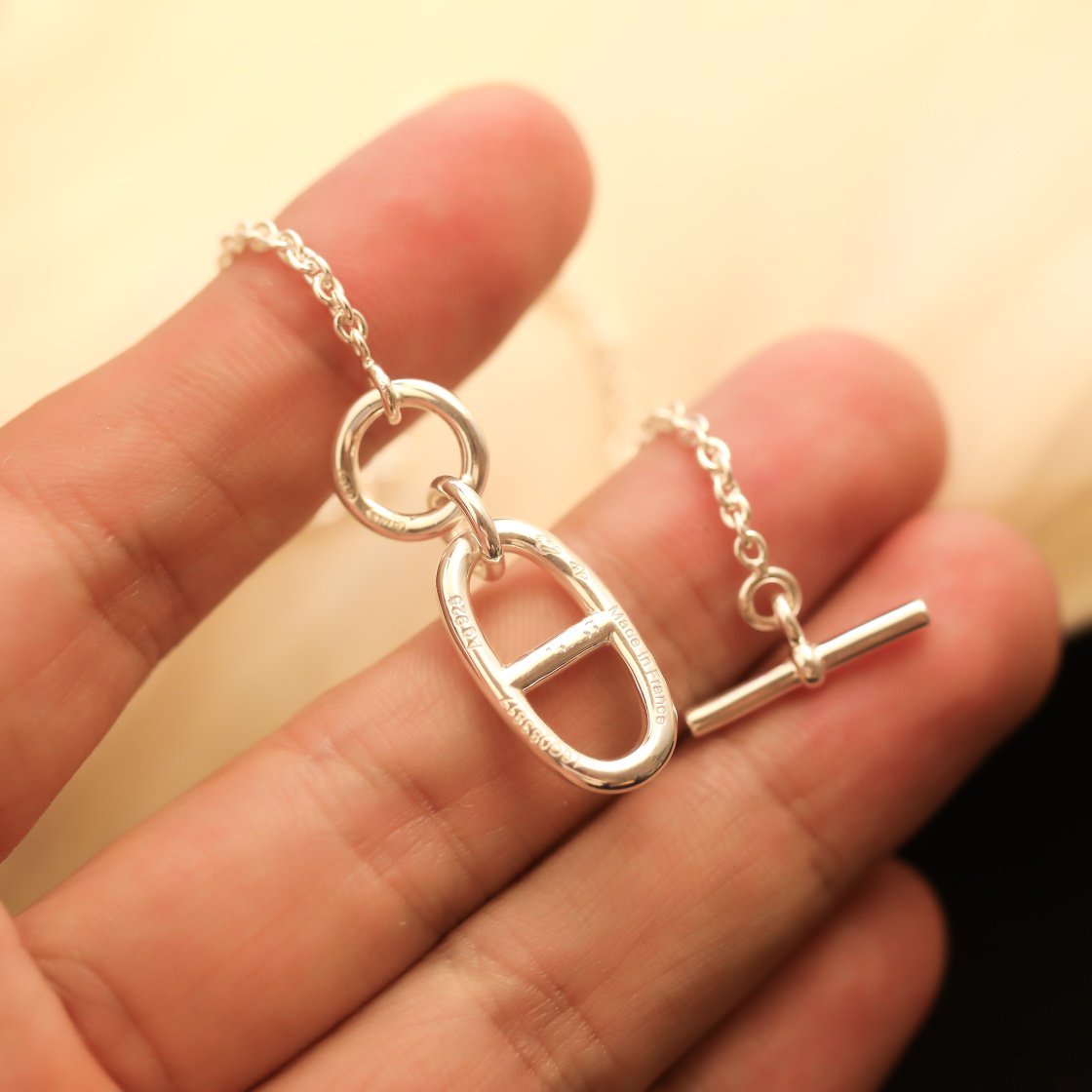 [Together Jewelry]HM CHAINE D'ANCRE PENDANT NECKLACE STERLING SILVER